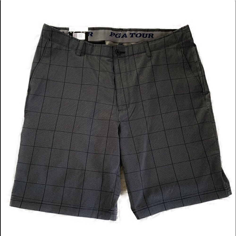 NWT PGA Tour Premium Flex Twill Shorts Sz 38